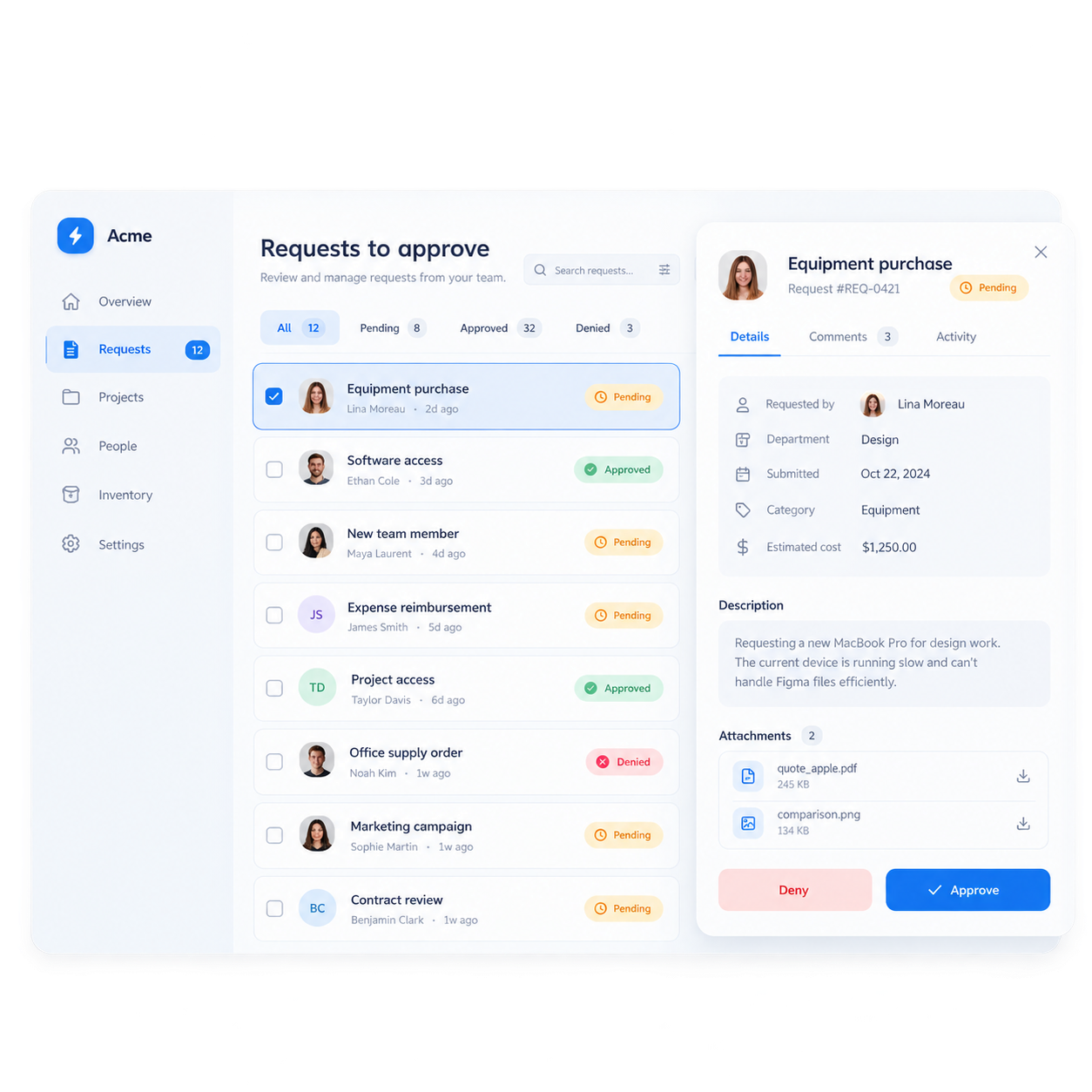 Internal tools app